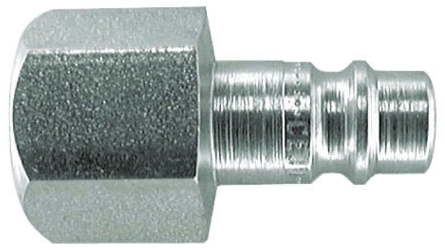 CEJN Steel Female Pneumatic Quick Connect Coupling, G 1/4 Female Threaded