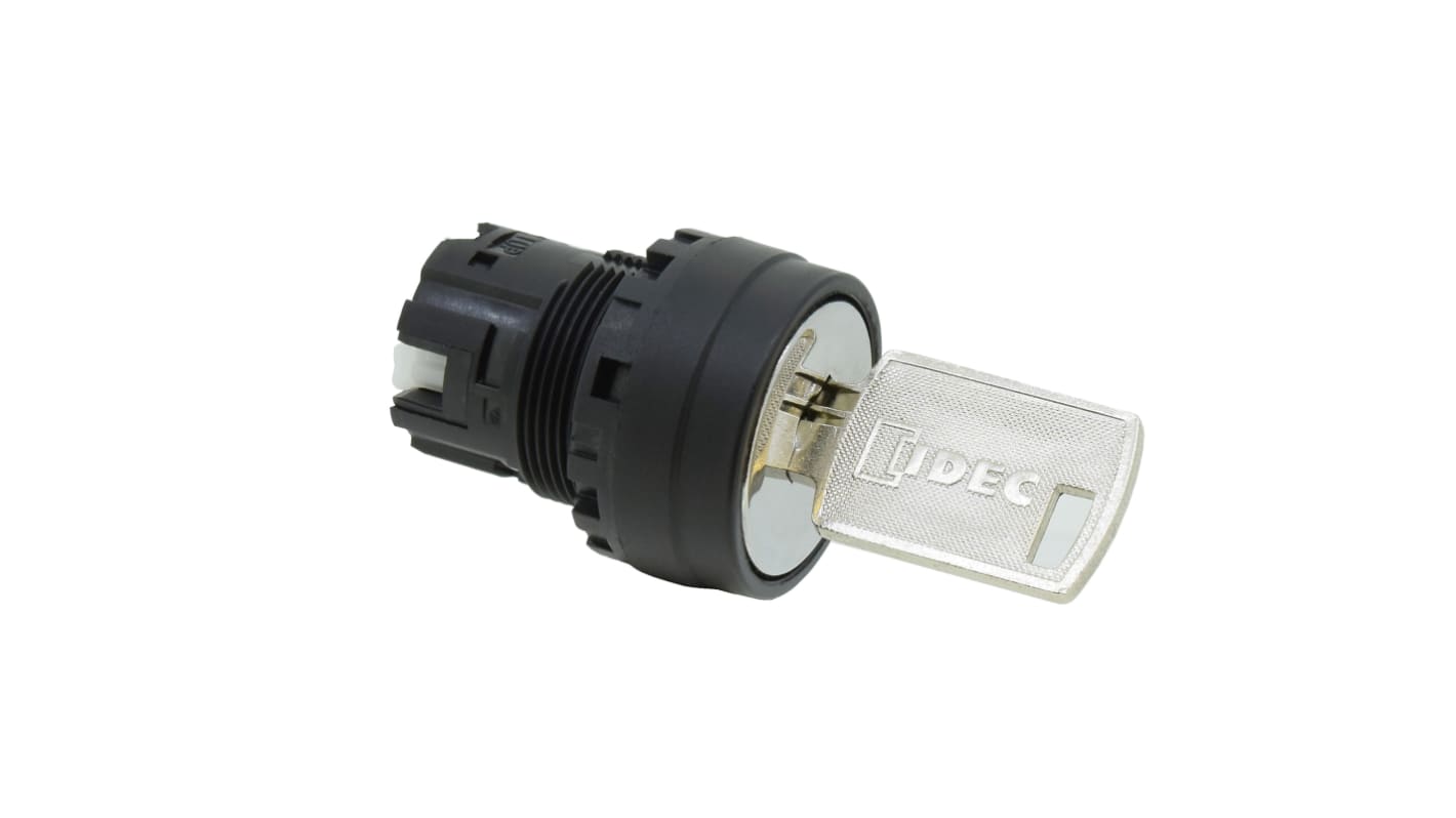 Idec YW1K 3-position Key Switch Head, Illuminated