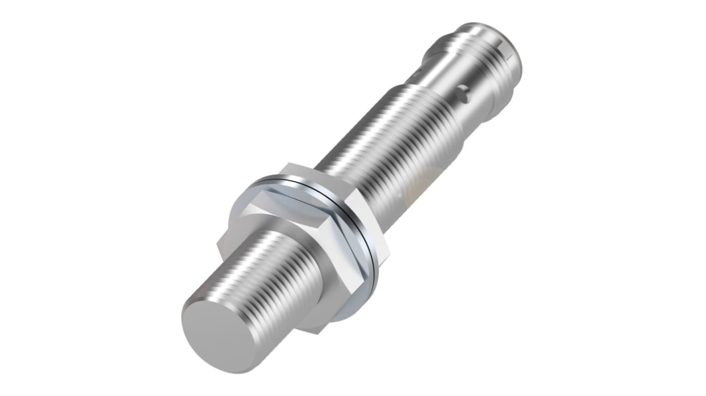 BALLUFF BES Series Inductive Barrel-Style Inductive Proximity Sensor, M12 x 1, 4mm Detection, PNP Output, 10 →