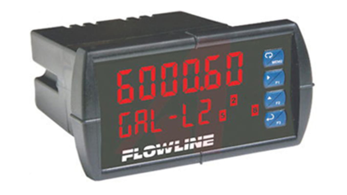 Flowline LI55 Series Level Controller - DIN Rail, Panel Mount, 85 → 265 V ac 1 Sensor Input SPDT Relay
