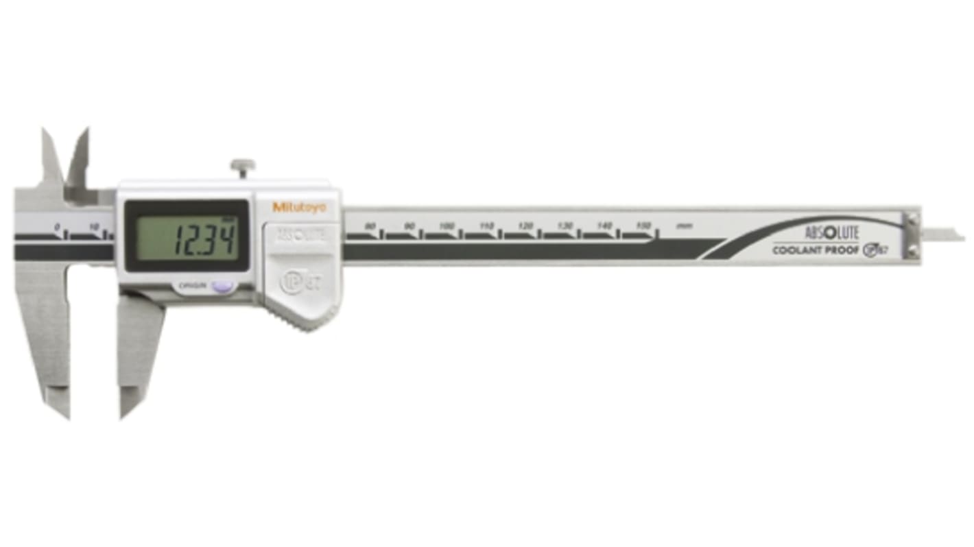 Mitutoyo 150mm Digital Caliper 0.01 mm Resolution, Metric