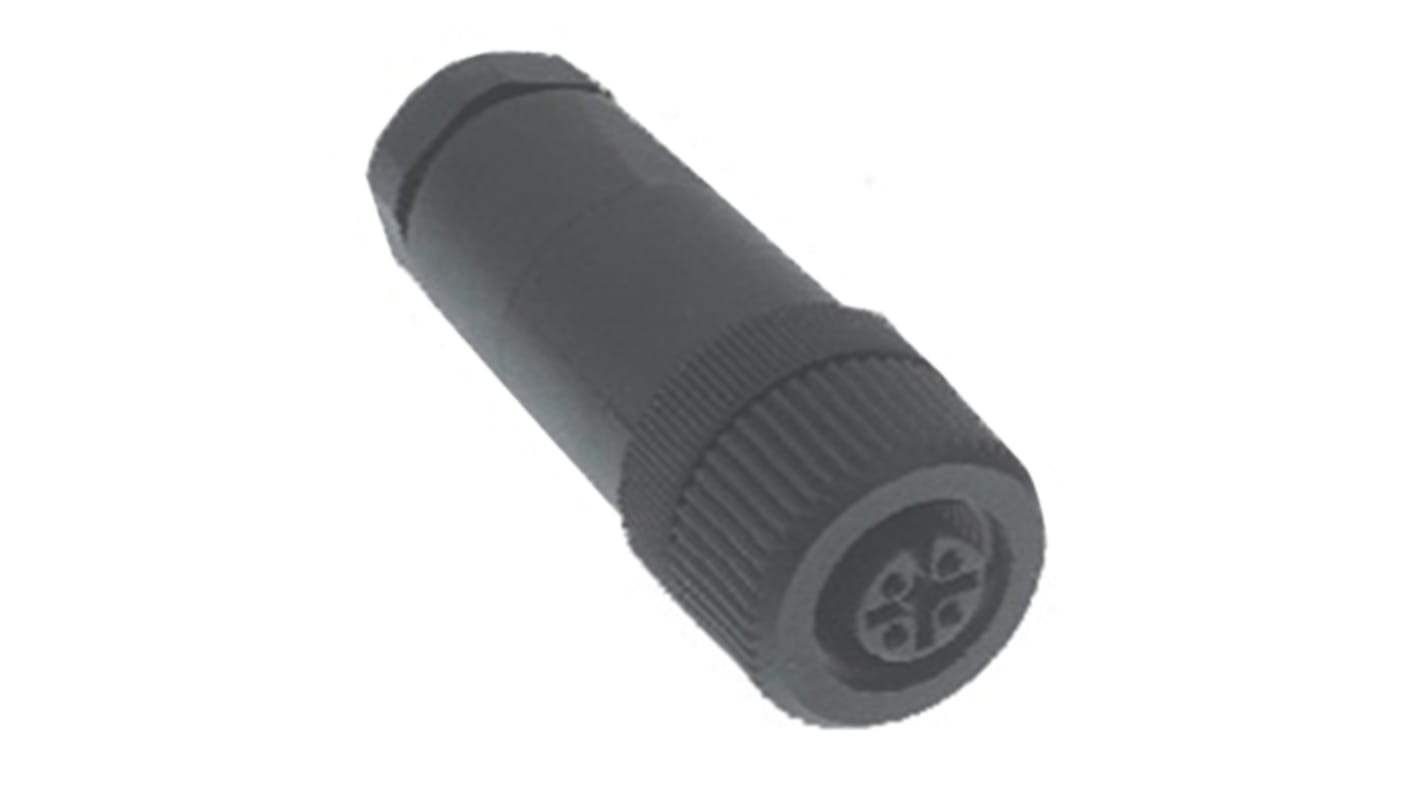 Turck Circular Connector, 8 Contacts, Cable Mount, M12 Connector, Plug, Female, IP67, B Series