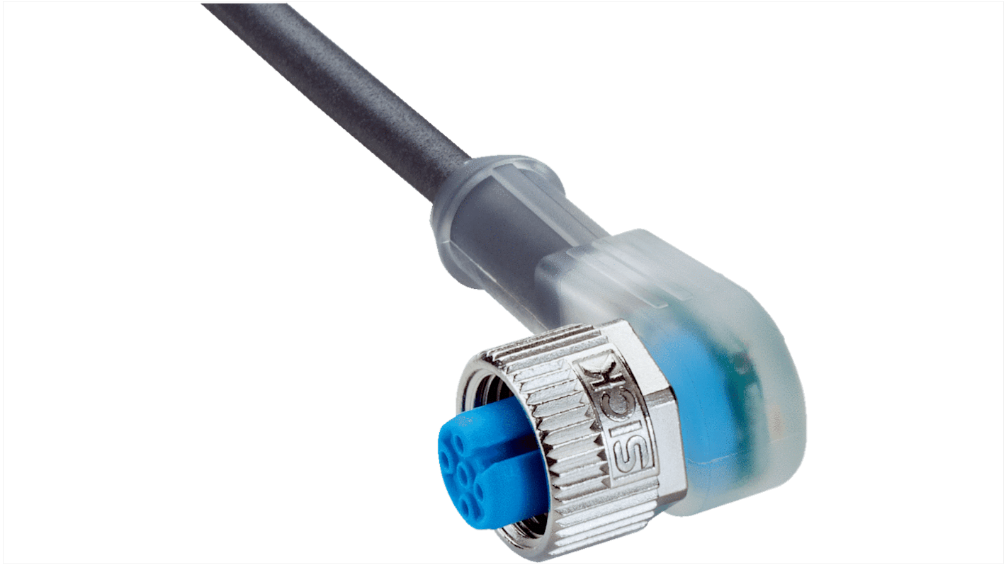 Female 4 way M12 to Unterminated Sensor Actuator Cable, 2m