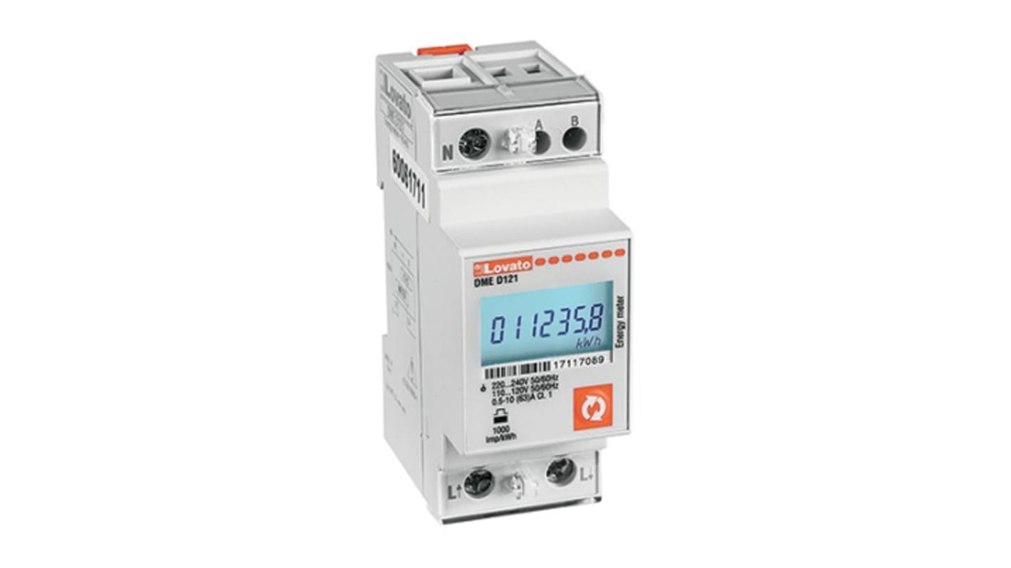 Lovato 1 Phase LCD Energy Meter, Type Energy Meter