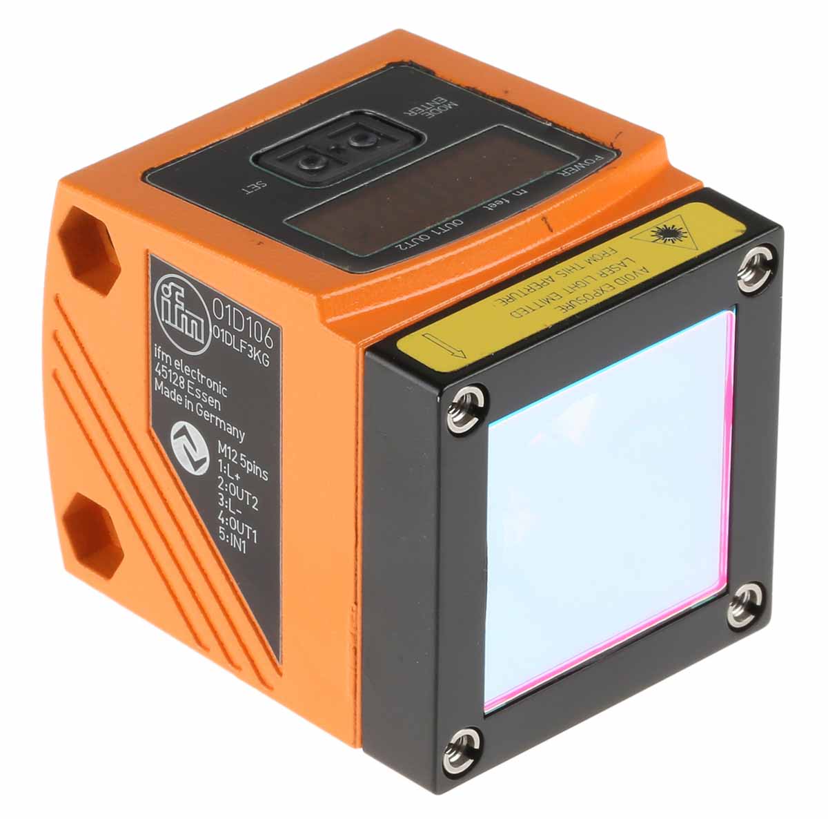 ifm electronic Background Suppression Distance Sensor, Block Sensor, 1 mm → 75 m Detection Range