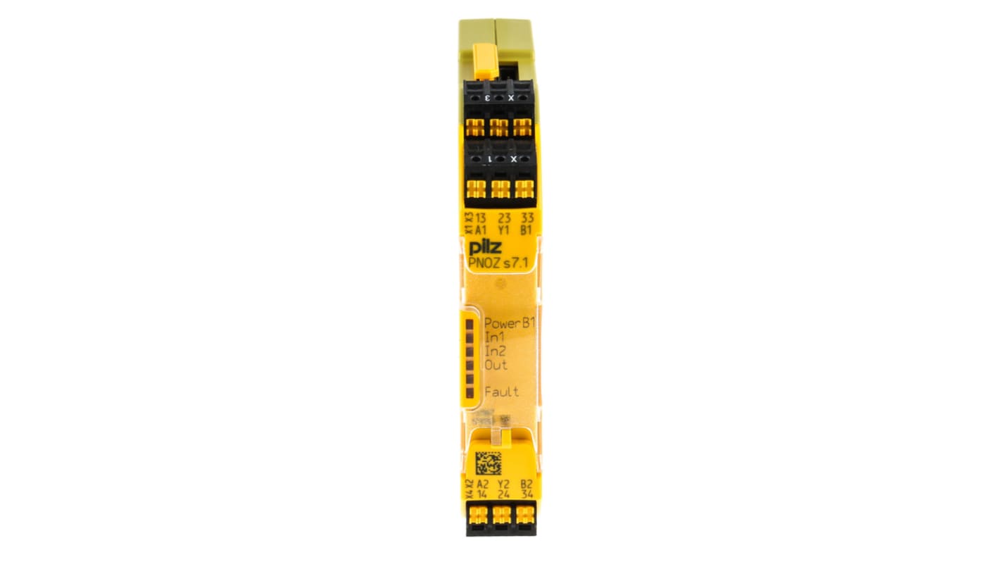 Pilz Dual-Channel Expansion Module Safety Relay, 24V dc, 3 Safety Contact(s)