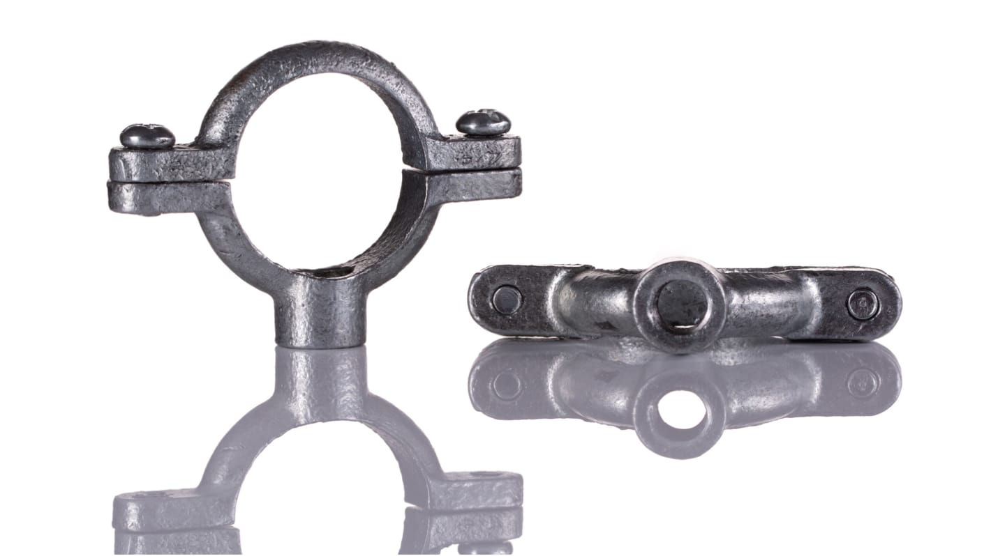 Georg Fischer Galvanised Iron Pipe Collar, 11/4in