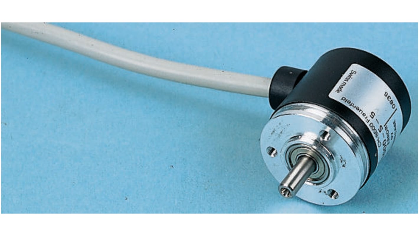 Baumer BDK Series Optical Incremental Encoder, 500 ppr, HTL/Push Pull Signal, Solid Type, 5mm Shaft