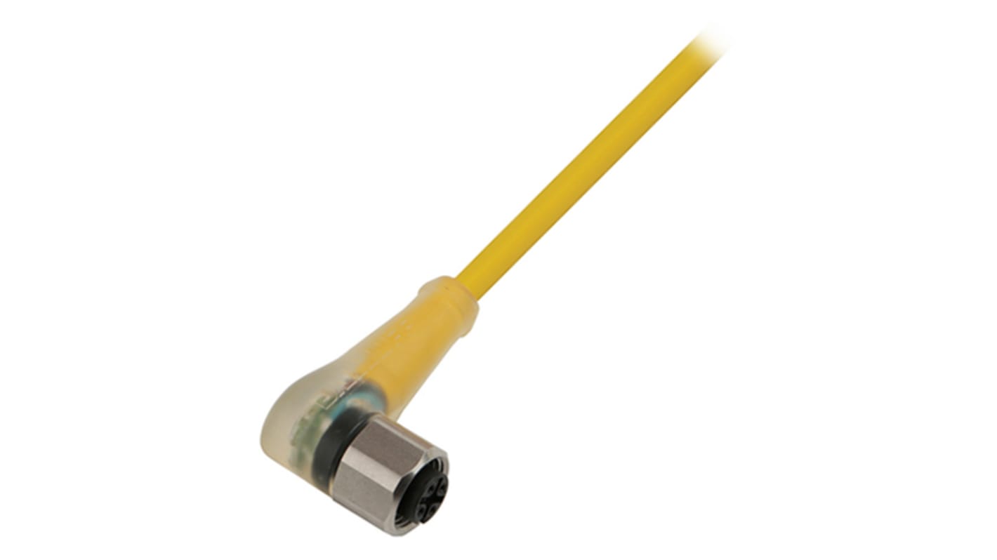 BALLUFF Right Angle Female 5 way M12 to 5 way Unterminated Sensor Actuator Cable, 5m