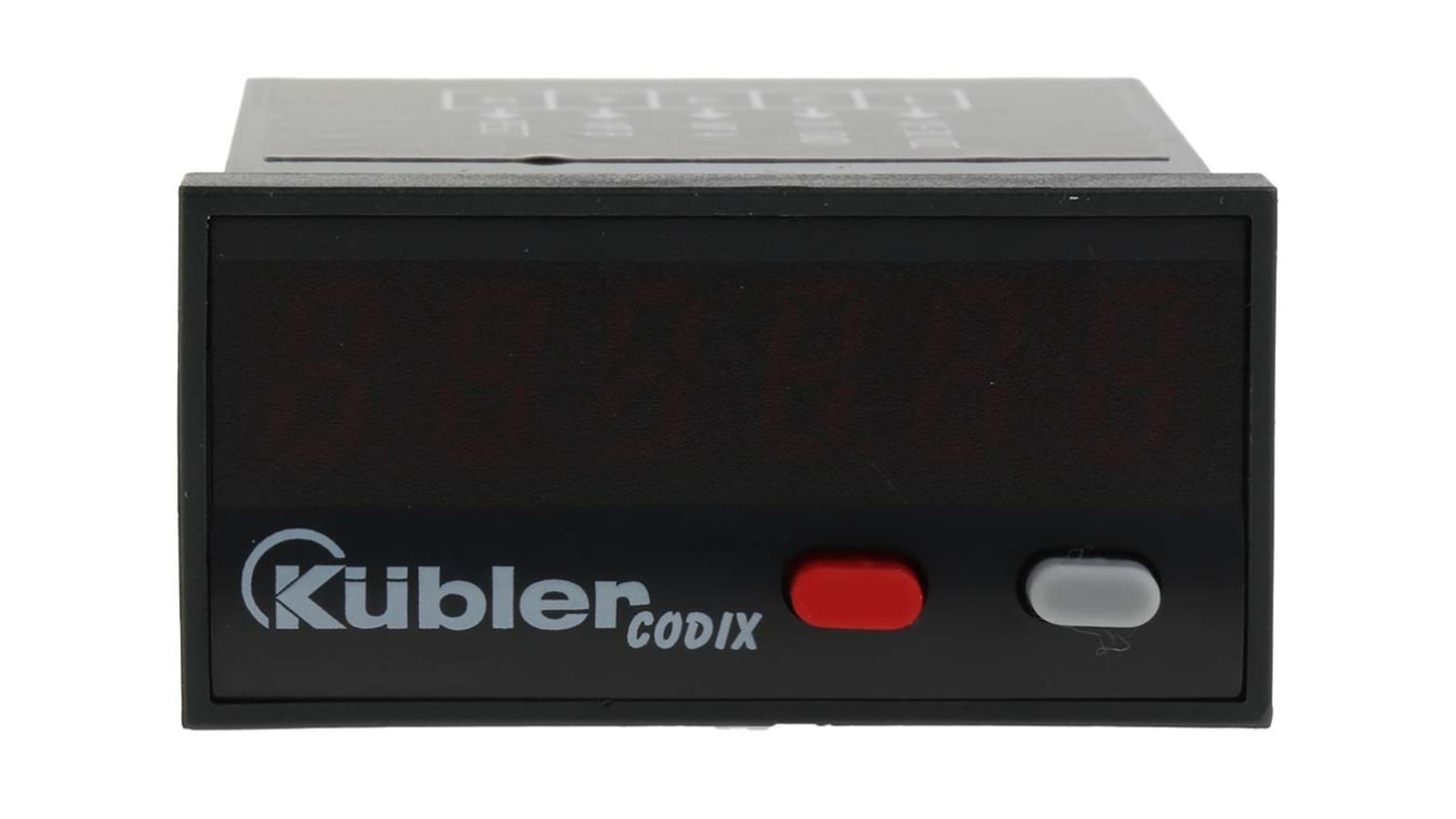 Kübler CODIX 521 Counter, 6 Digit, 60kHz, 10 → 30 V dc