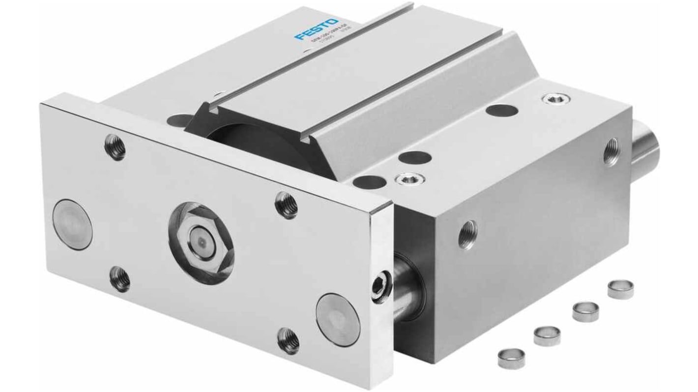 Festo Pneumatic Guided Cylinder - 170889, 80mm Bore, 125mm Stroke, DFM Series, Double Acting