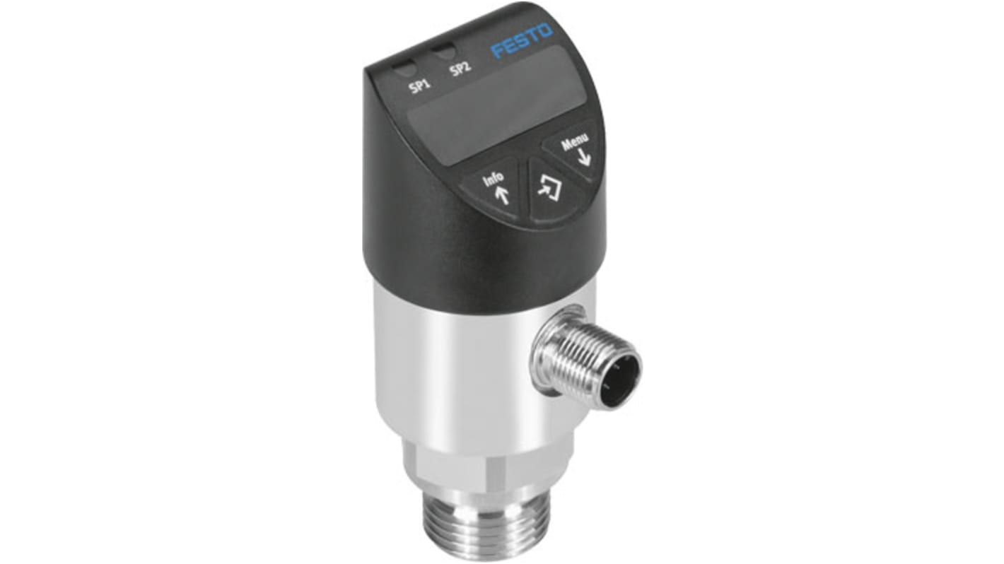 Festo Pressure Sensor, 35V dc, IP65, IP67 +1 bar