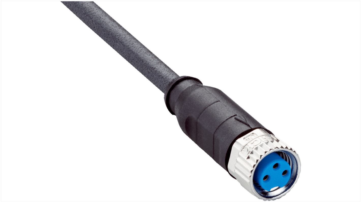 Female 3 way M8 to Unterminated Sensor Actuator Cable, 10m