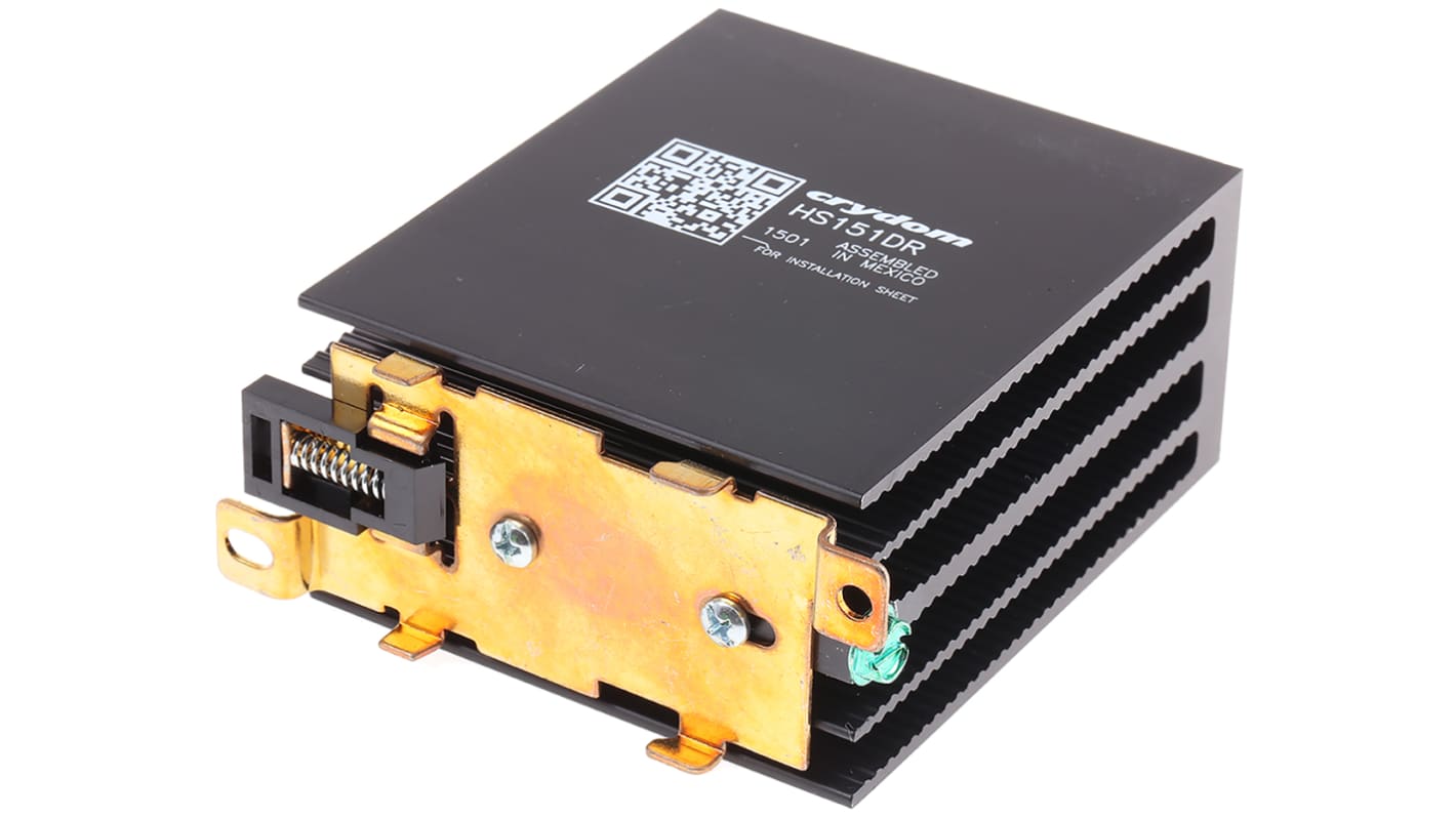 DIN Rail Relay Heatsink for use with Crydom SSR