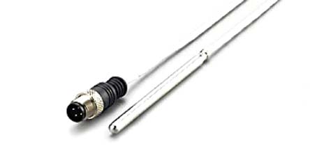 ifm electronic PT100 RTD Sensor, 6mm Dia, 100mm Long, Probe, +600°C Max