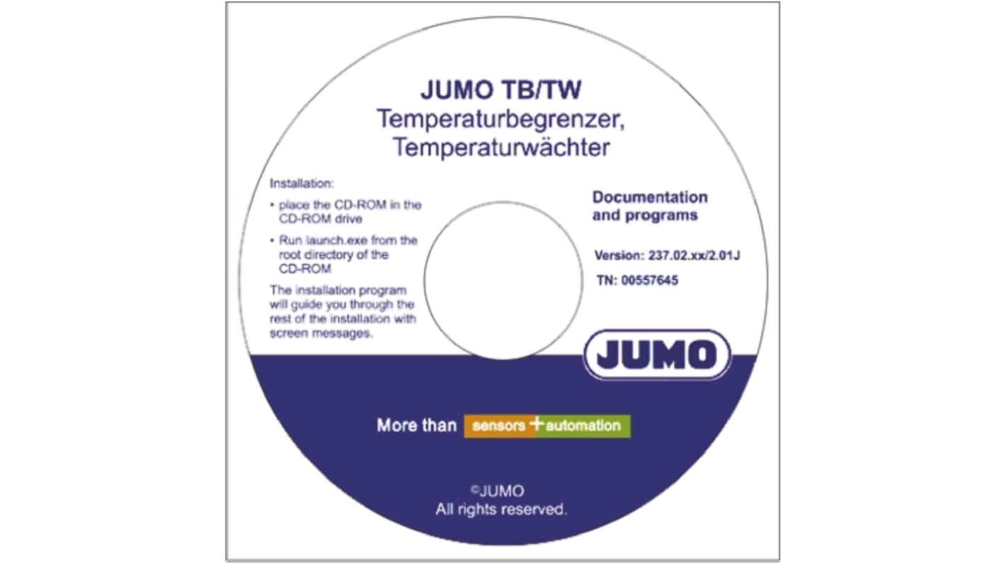 Temperature Control Software for use with 701160 Temperature Limiter