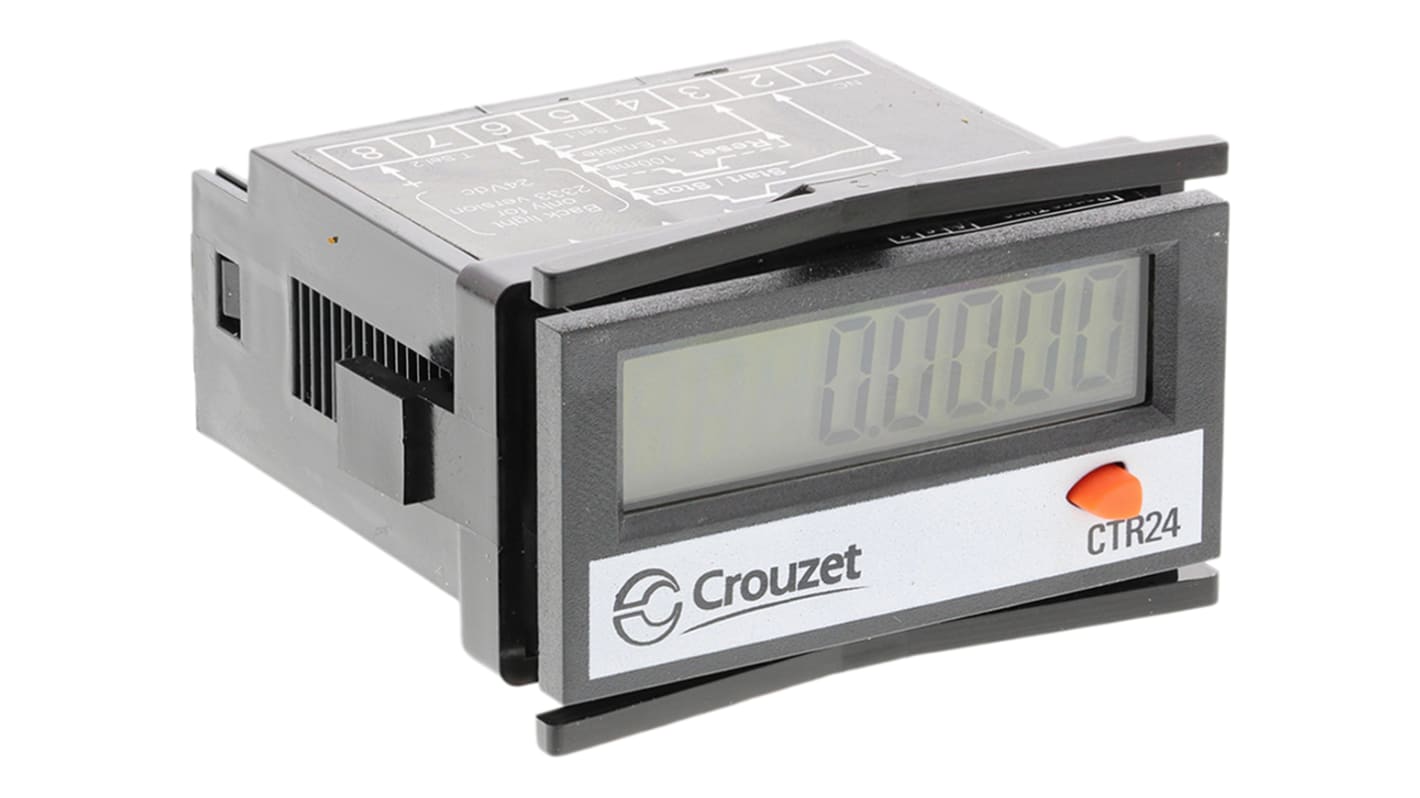 Crouzet CTR24 Counter, 8 Digit, 260 V