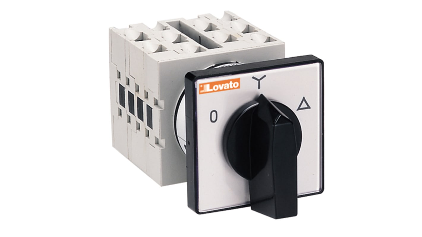Lovato 18.5 kW Star Delta Starter, 440 V ac, 2 Phase, IP20, IP65