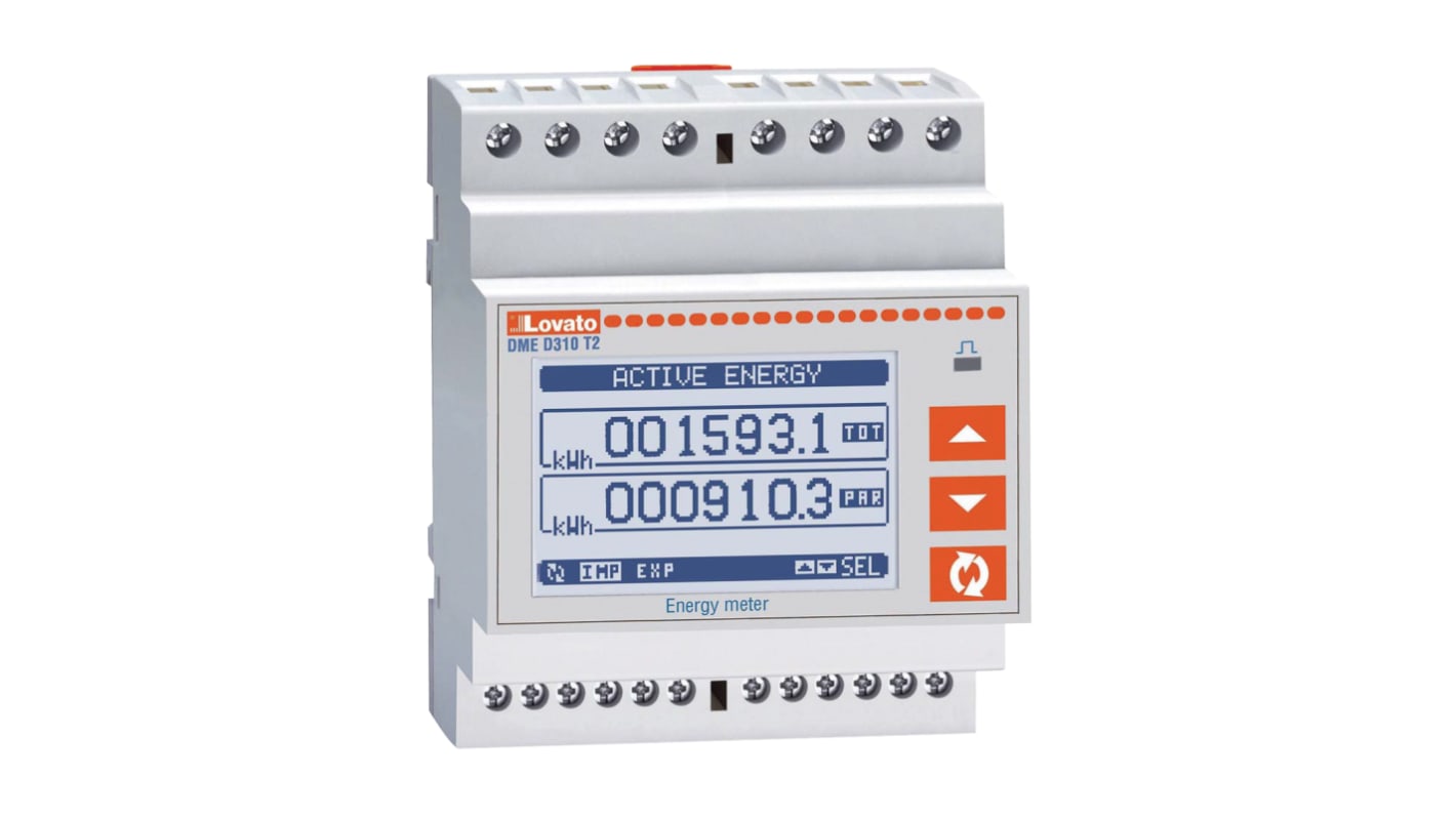 Lovato 3 Phase LCD Energy Meter, Type