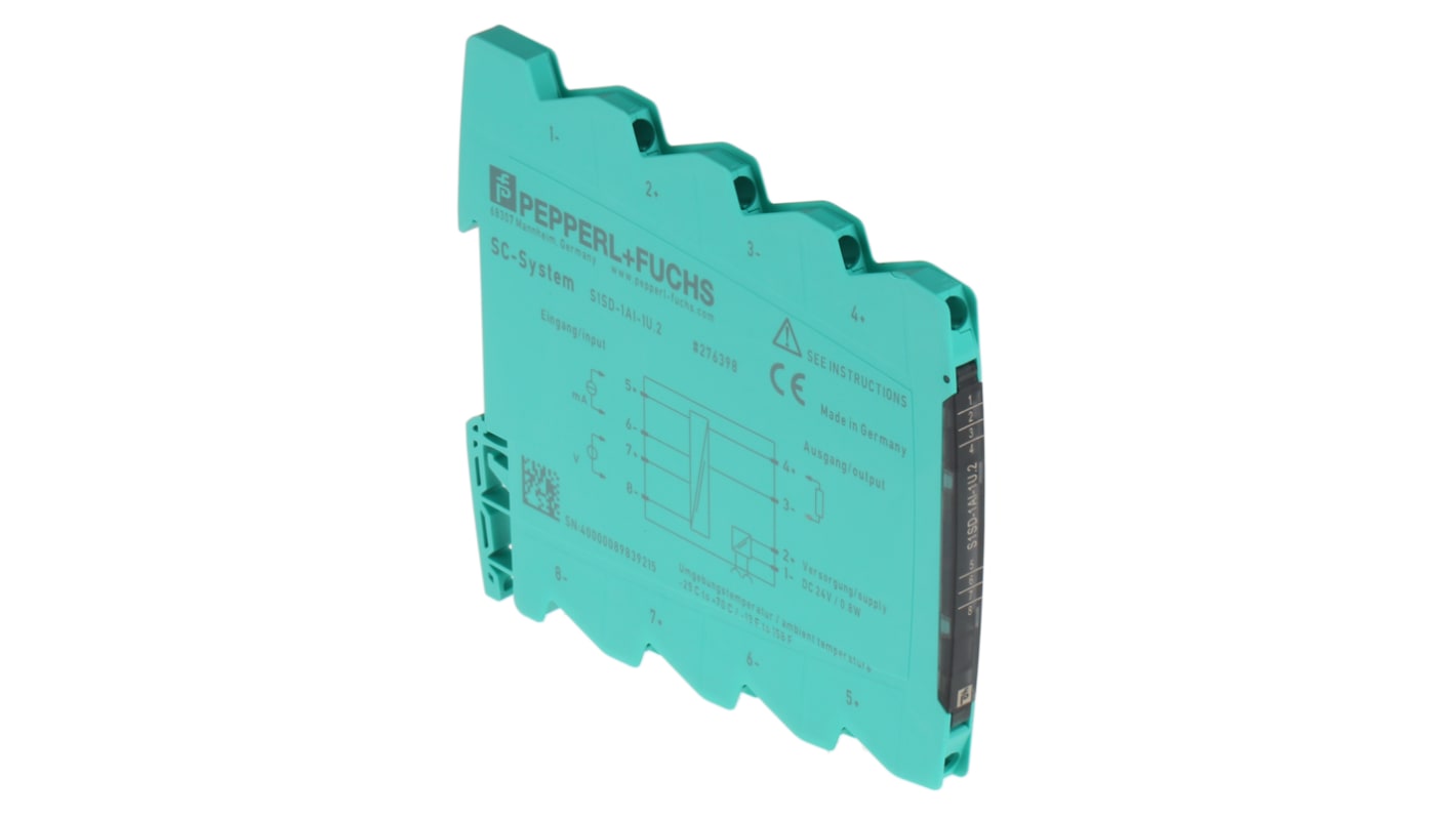 Pepperl + Fuchs S1SD Series Signal Conditioner, 16.8 → 31.2V dc, Current, Voltage Input, Current, Voltage Output