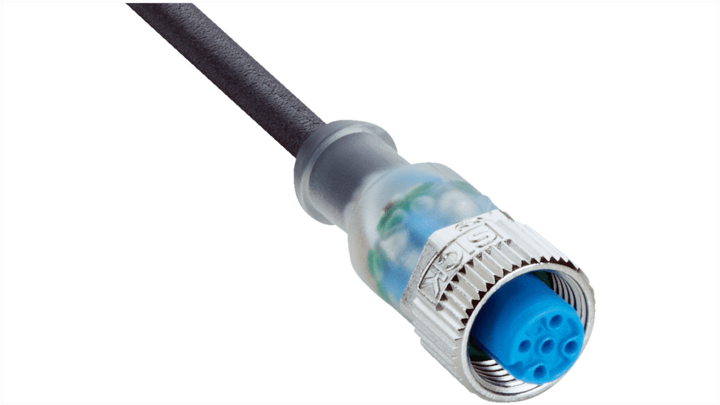 Female 4 way M12 to Unterminated Sensor Actuator Cable, 10m