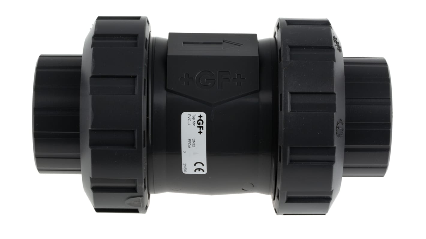 Georg Fischer PVC-U Single Check Valve 1 1/4in, 16 bar