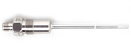 ifm electronic PT100 RTD Sensor, 6mm Dia, 100mm Long, 4 Wire, G1/2, +150°C Max