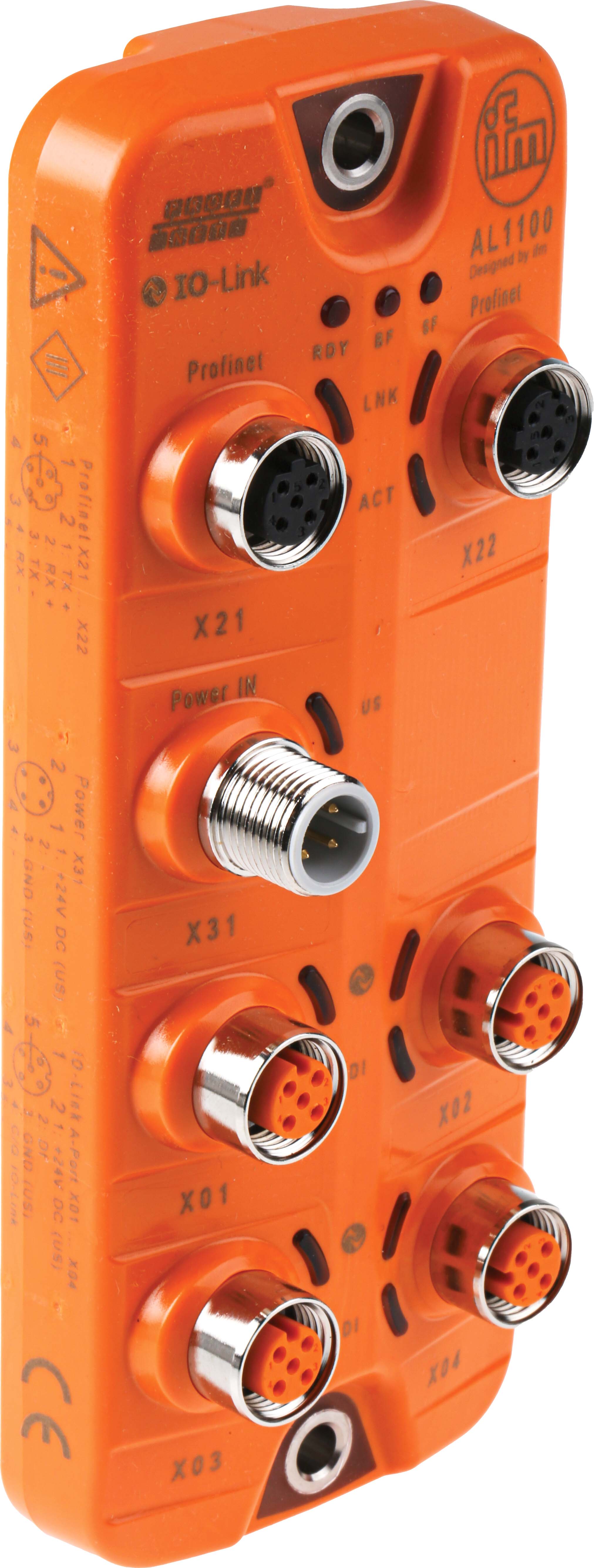 ifm electronic AL Series Sensor Box, M12, 4 port