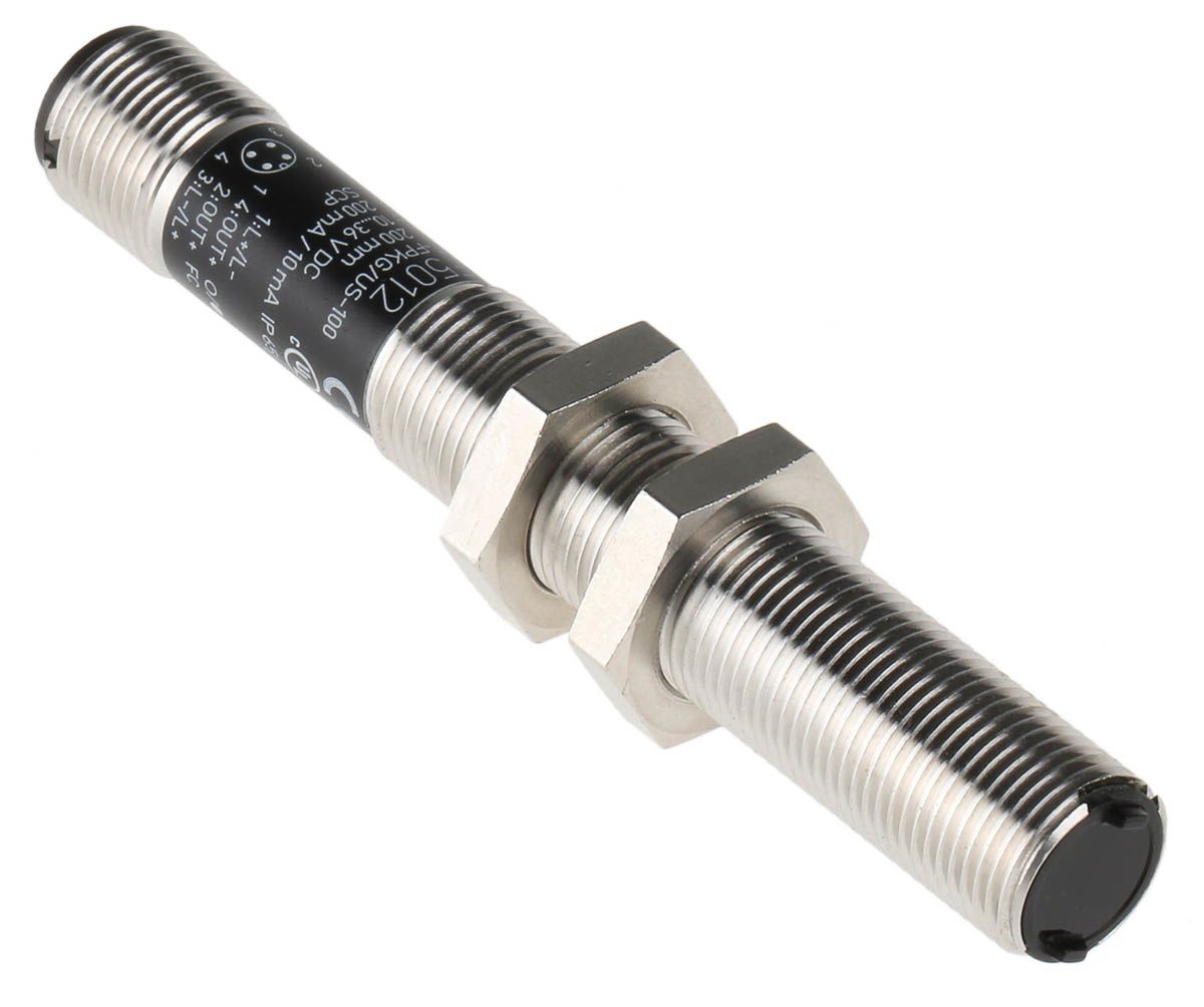 ifm electronic Diffuse Photoelectric Sensor, Barrel Sensor, 1 mm → 200 mm Detection Range