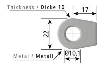  Eyelet M6 K2/D2