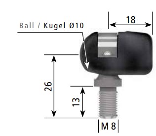 Angle joint plastic P6/T6