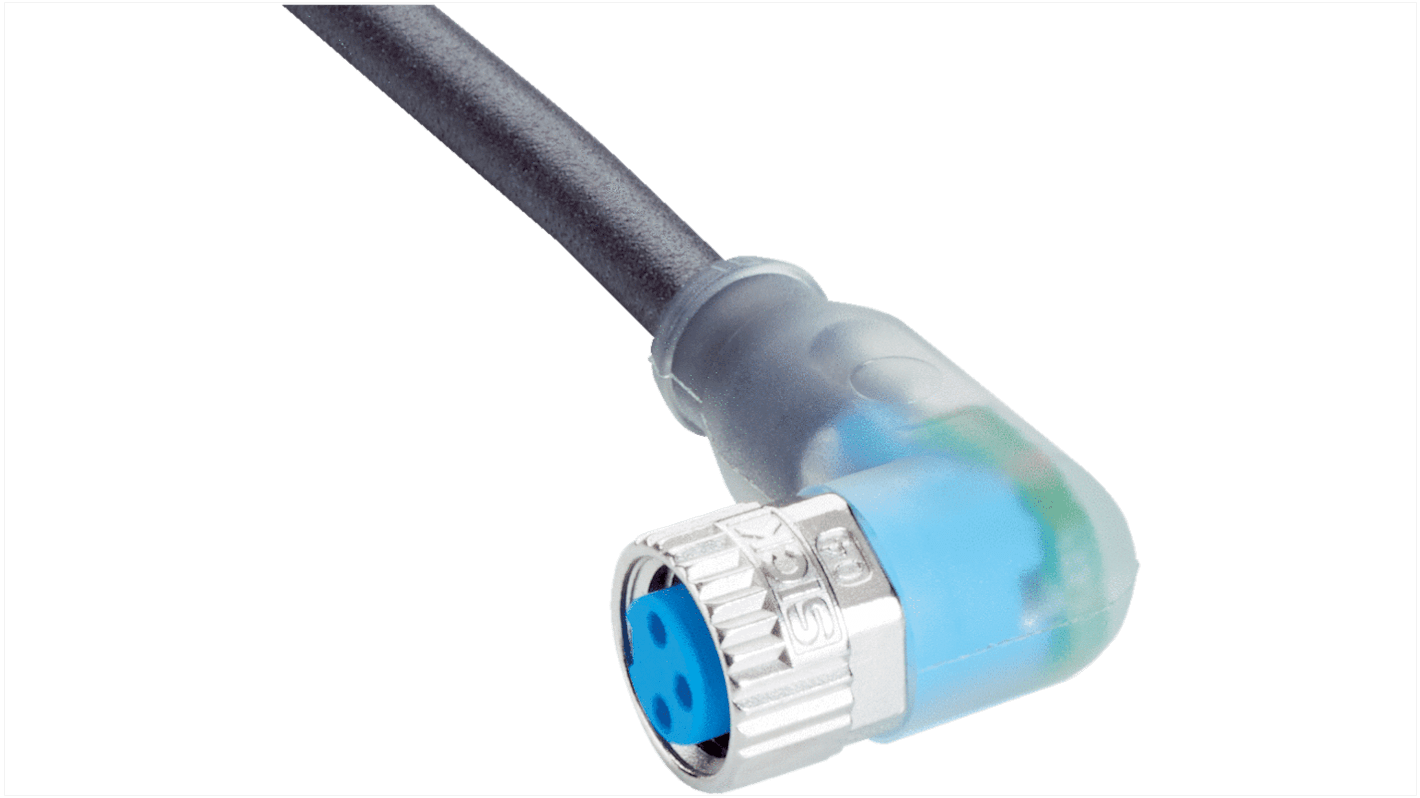 Female 3 way M8 to Unterminated Sensor Actuator Cable, 10m