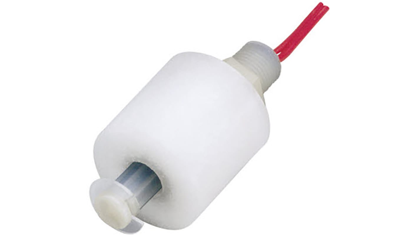 Gems Sensors LS-3 Series Vertical Polypropylene Float Switch, Float, 610mm Cable, SPST NO