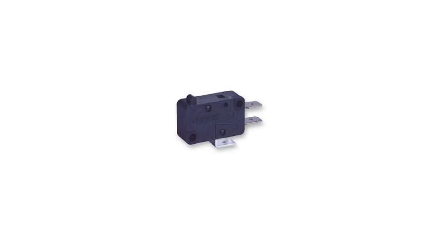 Crouzet Plunger Microswitch, Solder Terminal, 16 A, SPDT, IP40