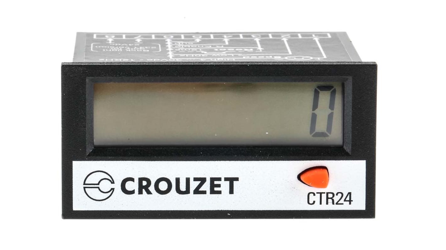 Crouzet CTR24 Counter, 8 Digit, 30 V dc, 260 V ac