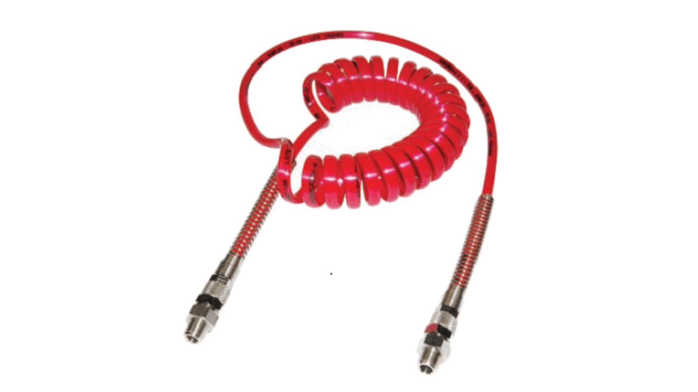 IMI Norgren 4m, Polyurethane Coil Tubing with Connector, with R 1/4 connector