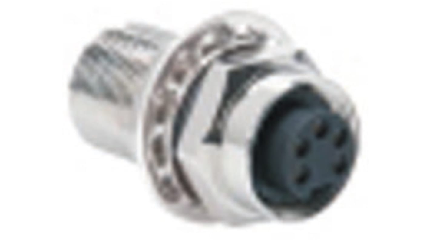Turck Circular Connector, 4 Contacts, Panel Mount, M12 ConnectorPlug and Socket, Male and Female Contacts, IP67, RSF