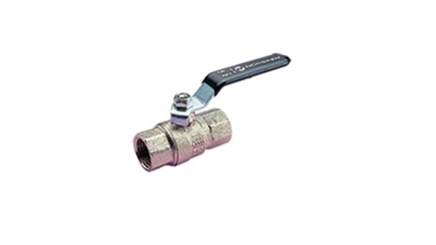 IMI Norgren Nickel Plated Brass Full Bore, 2 Way, Ball Valve, Rp 6.35mm, -0.4 → 40bar Operating Pressure