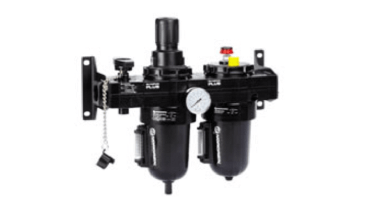IMI Norgren G 1 Filter Regulator Lubricator, Automatic, Manual Drain, 40μm Filtration Size