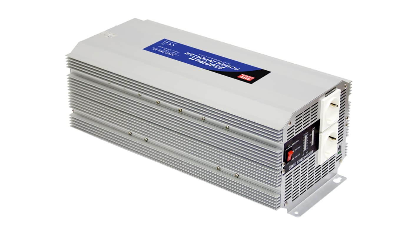 Mean Well Modified Sine Wave 2500W Power Inverter, 24V dc Input, 230V ac Output