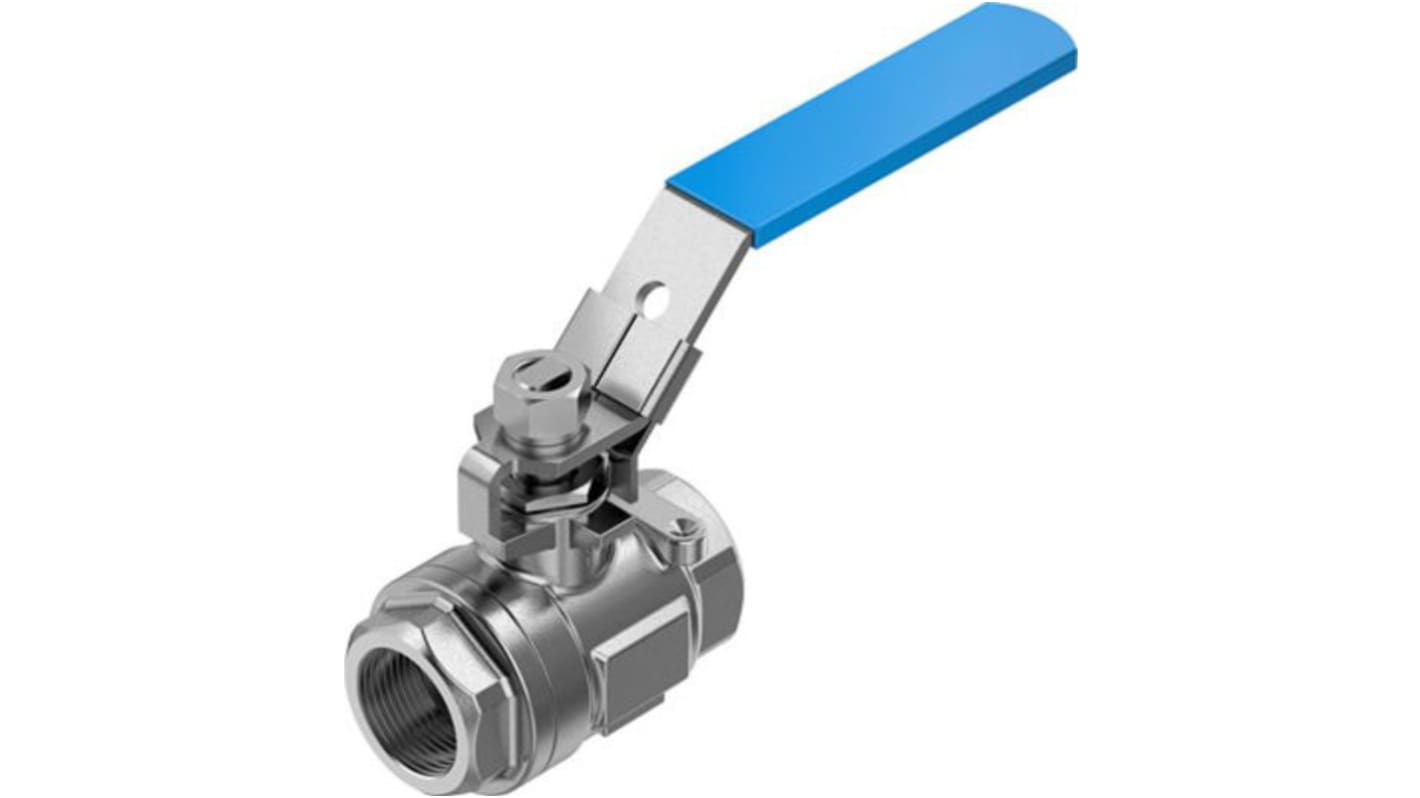 Festo Stainless Steel 2 Way, Ball Valve, NPT 25.4mm, 25mm