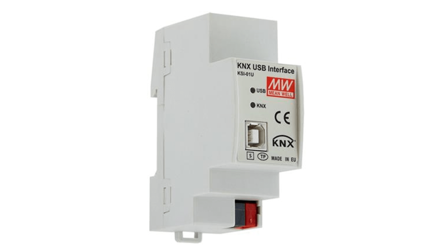 Mean Well 2-Contact Interface Module, DIN Rail Mount