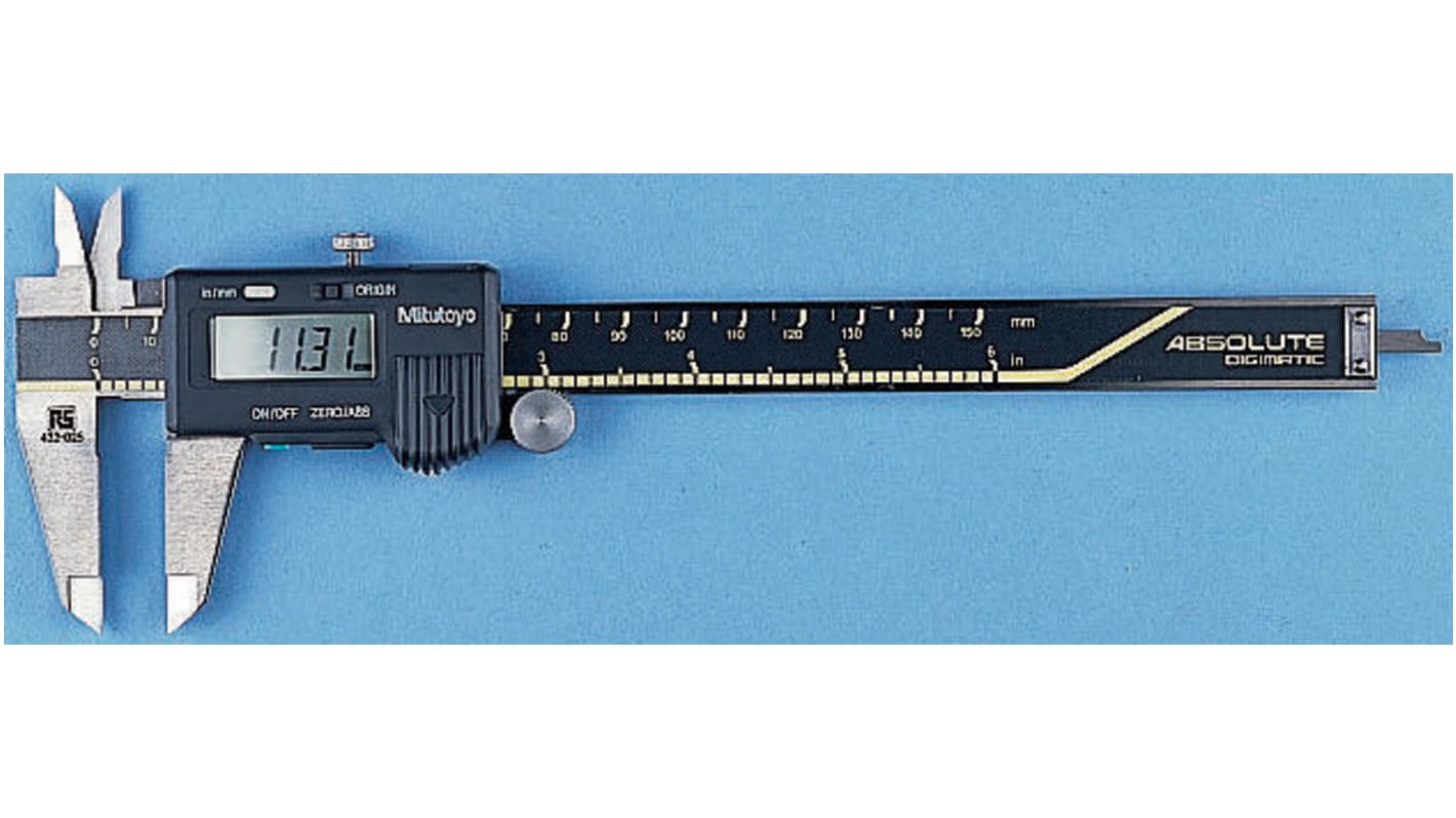 Mitutoyo 200mm Digital Caliper 0.01 mm Resolution, Metric & Imperial