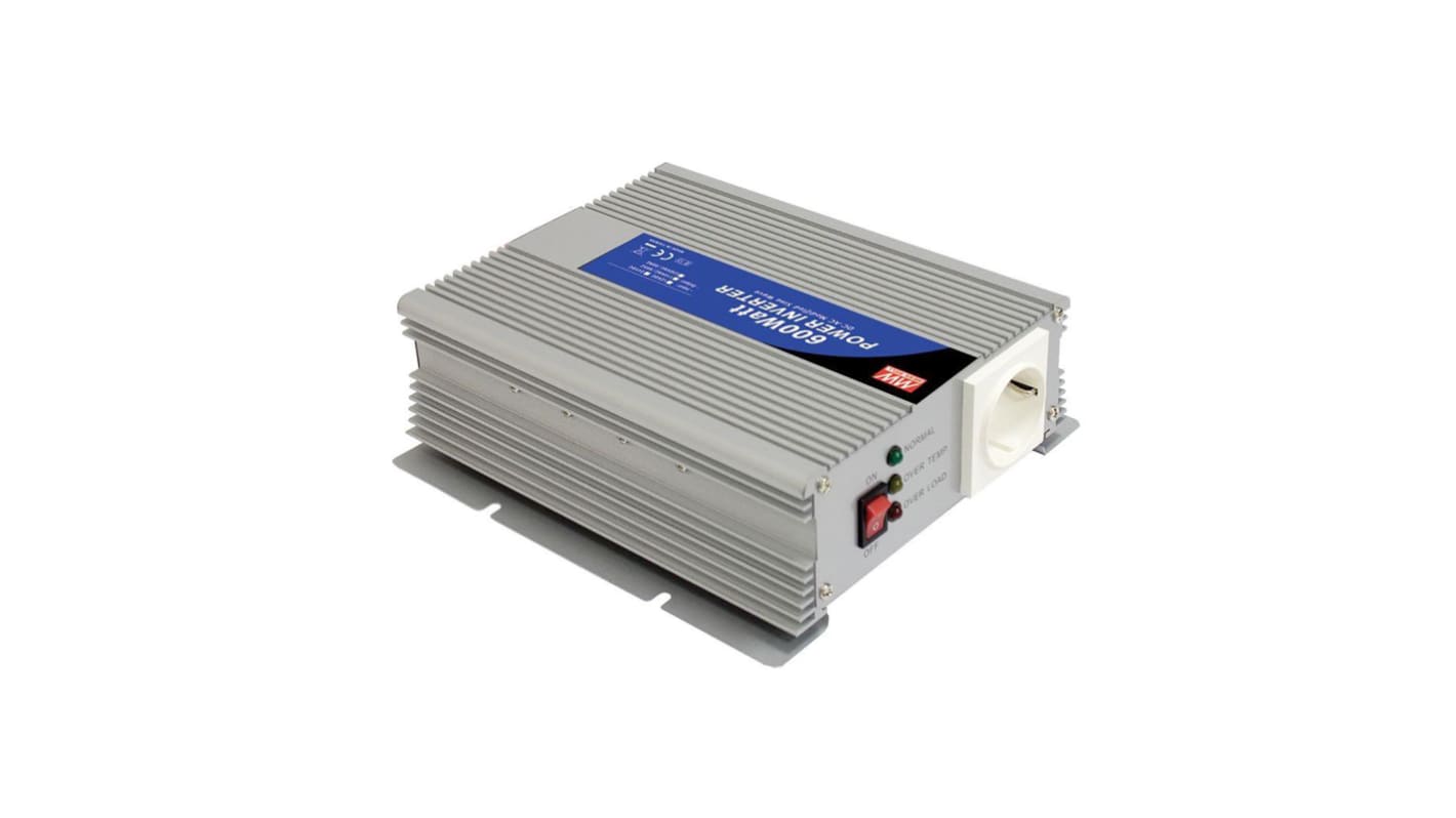 Mean Well Modified Sine Wave 600W Power Inverter, 12V dc Input, 230V ac Output