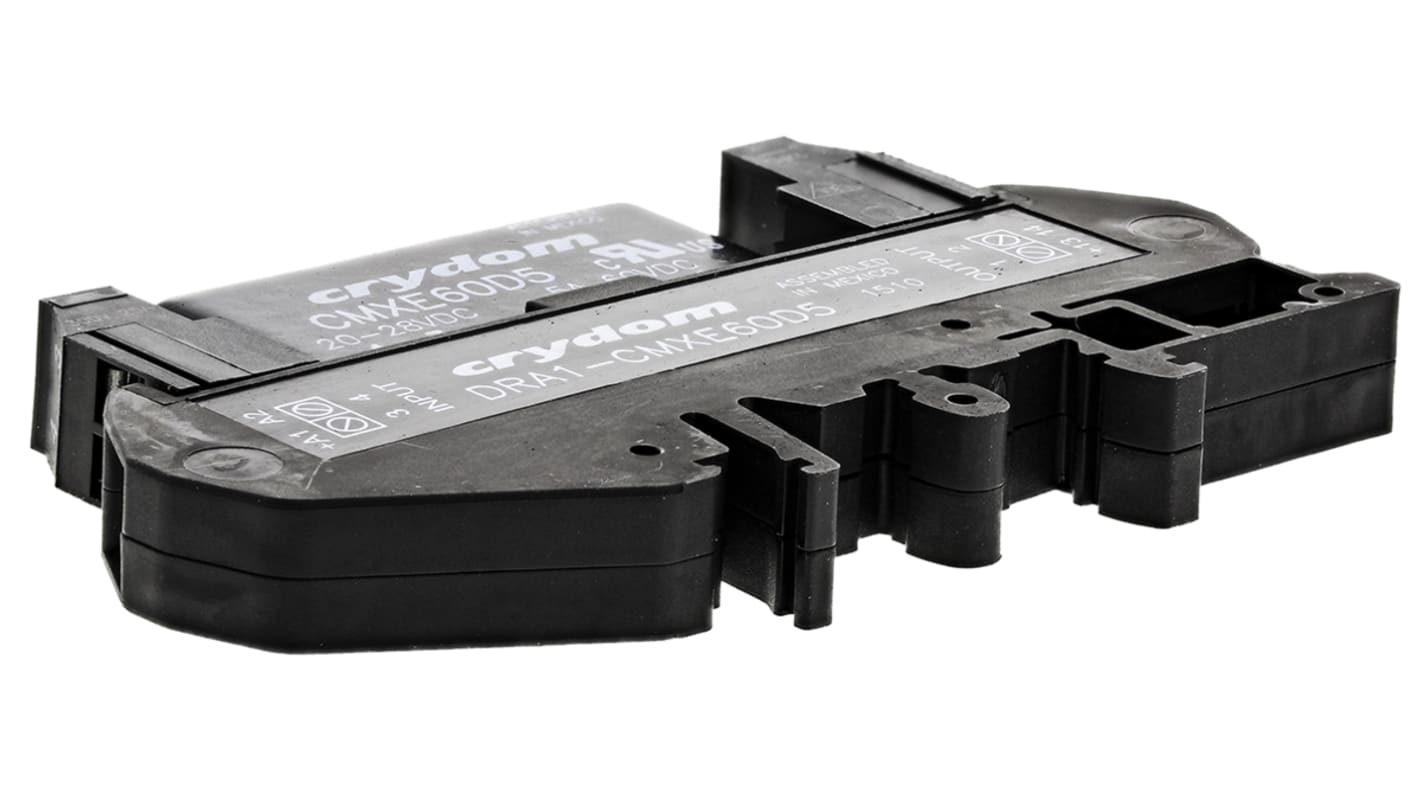 Sensata / Crydom DIN Rail Solid State Interface Relay, 5 A Max Load, 60 V dc Max Load, 28 V dc Max Control