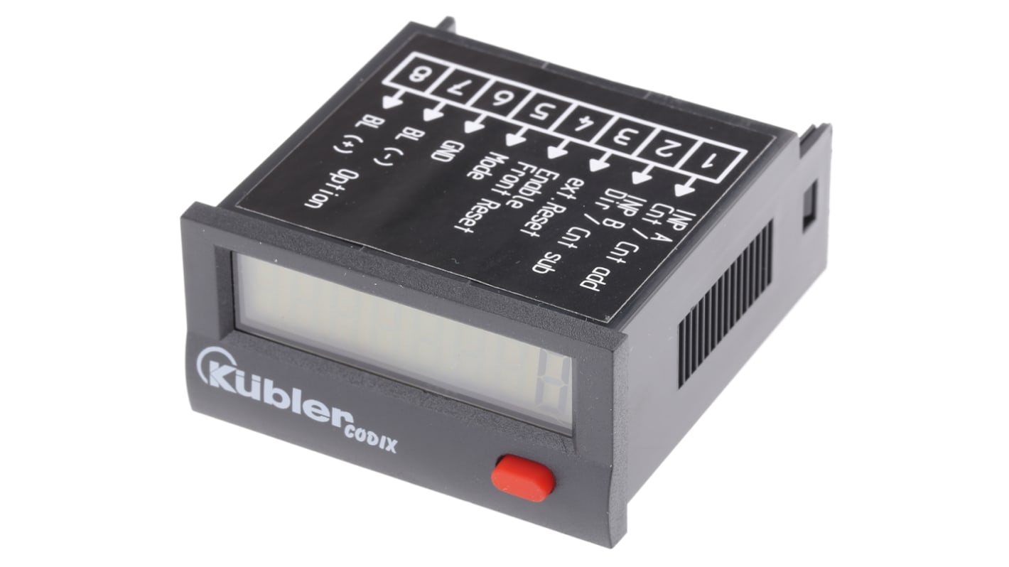 Kubler CODIX 131 Counter, 8 Digit, 12kHz, 4 → 30 V dc