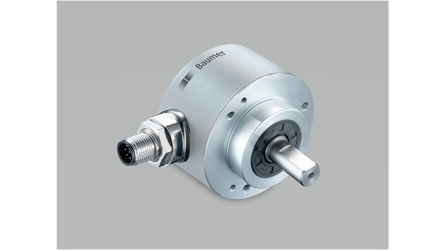 Baumer EAM580 Series Magnetic Absolute Encoder, Solid Type, 10mm Shaft