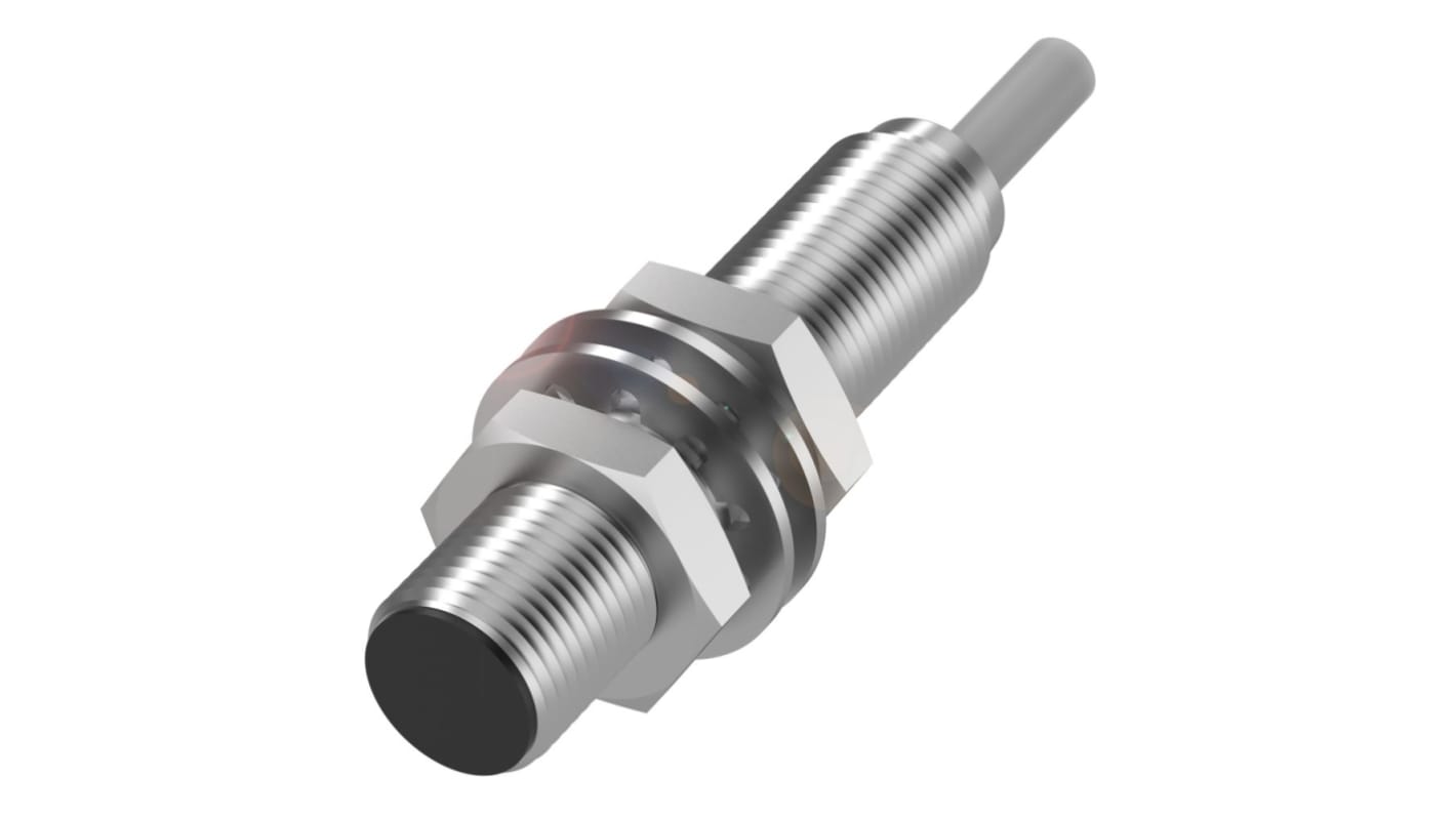 BALLUFF BES Series Inductive Barrel-Style Inductive Proximity Sensor, M12 x 1, 4mm Detection, NPN Output, 10 →