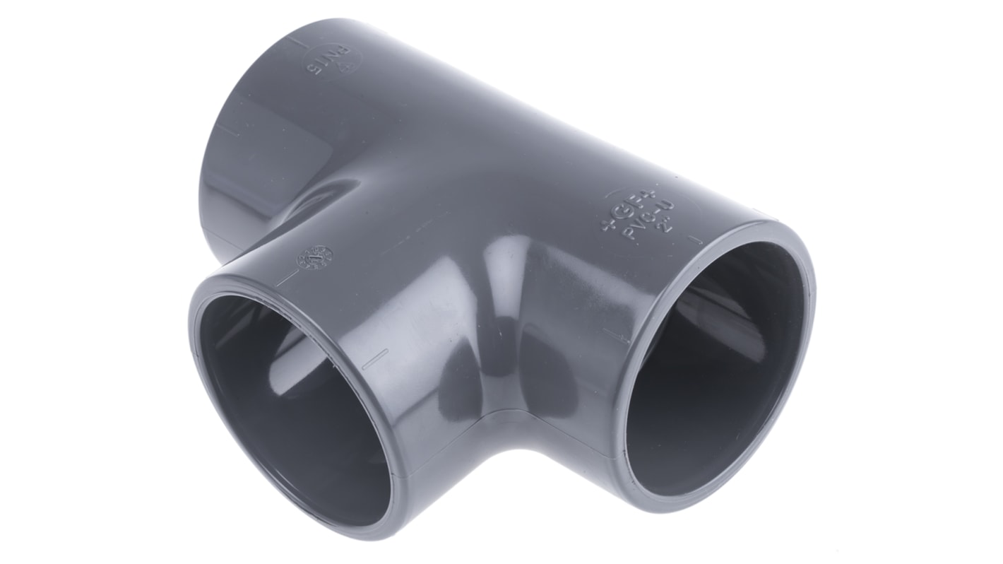 Georg Fischer 90° Equal Tee PVC Pipe Fitting, 2in