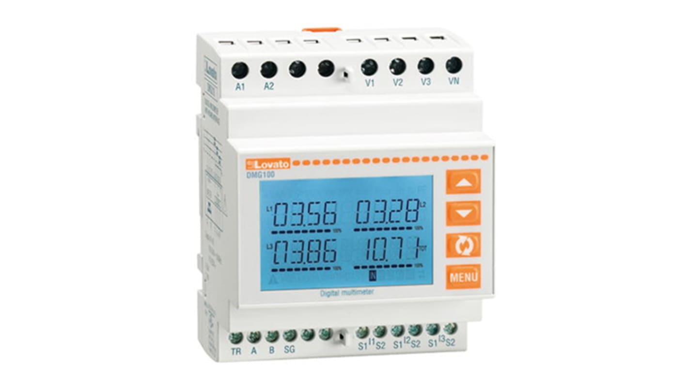 Lovato DMG LCD Digital Panel Multi-Function Meter